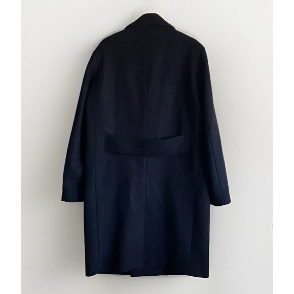 H&M Modern Essentials David Beckham Men’s Double Breasted Wool Coat Size 46R New - Picture 2 of 7